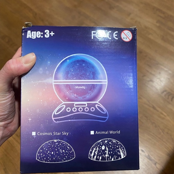 Blue Rotation Night Light Projector - Picture 2 of 4